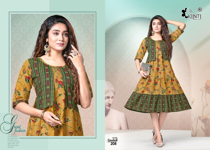 Sputnik Foil By Kinti Designer Kurti Catalog